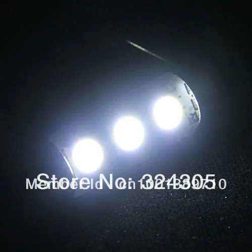 100 шт. 41 мм 5050 3 SMD автомобиль авто 12 В внутренняя светодиодная Лицензионная