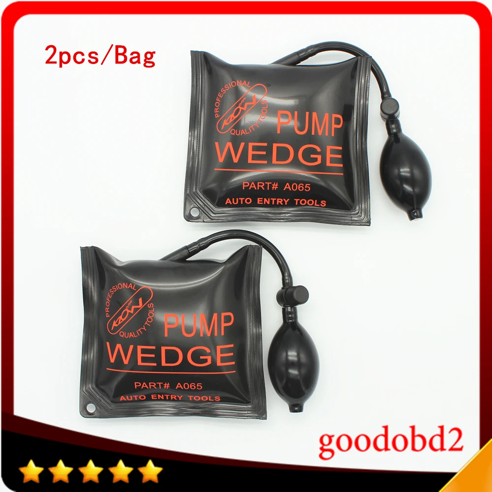 

KLOM Air Wedge Alignment Tool Inflatable Shim Cushioned Powerful for Auto Repair Home Universal Use 2pcs/Bag