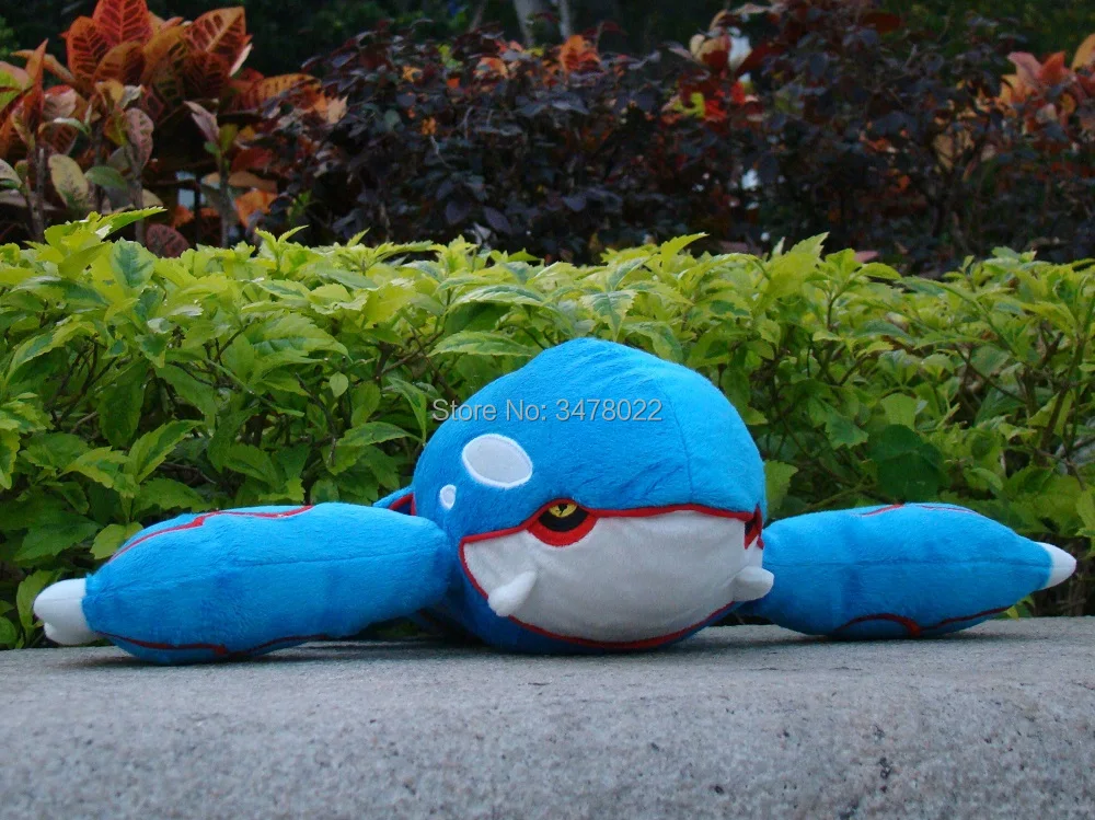 Аниме Kyogre плюшевые игрушки Kaiorga мягкие плюшевые животные милые мягкие куклы