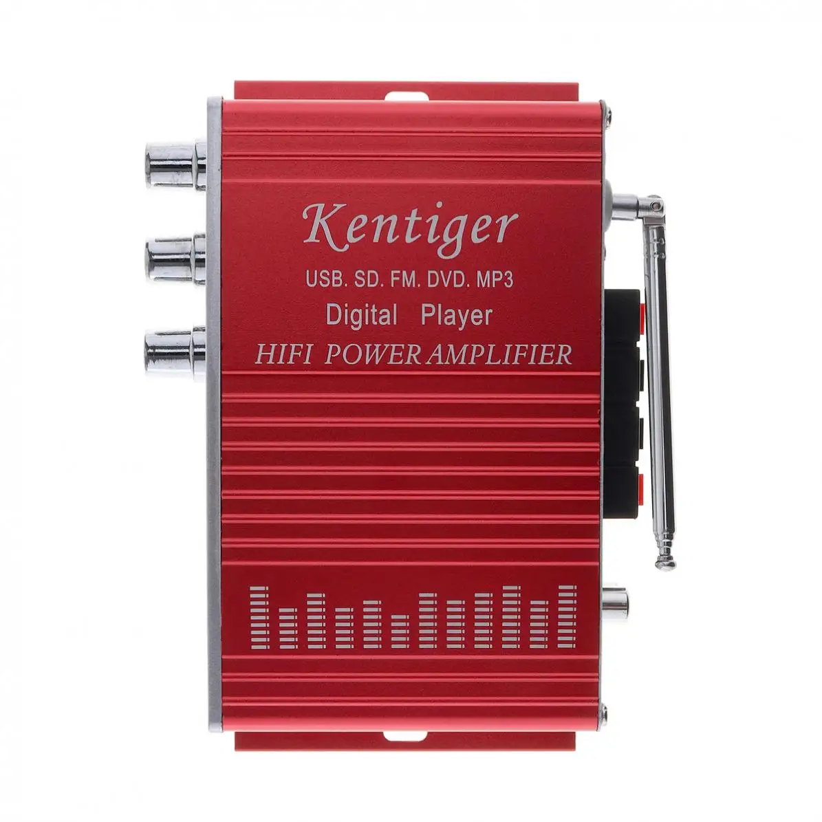caixa de som digital com amplificador de rádio suporta entrada