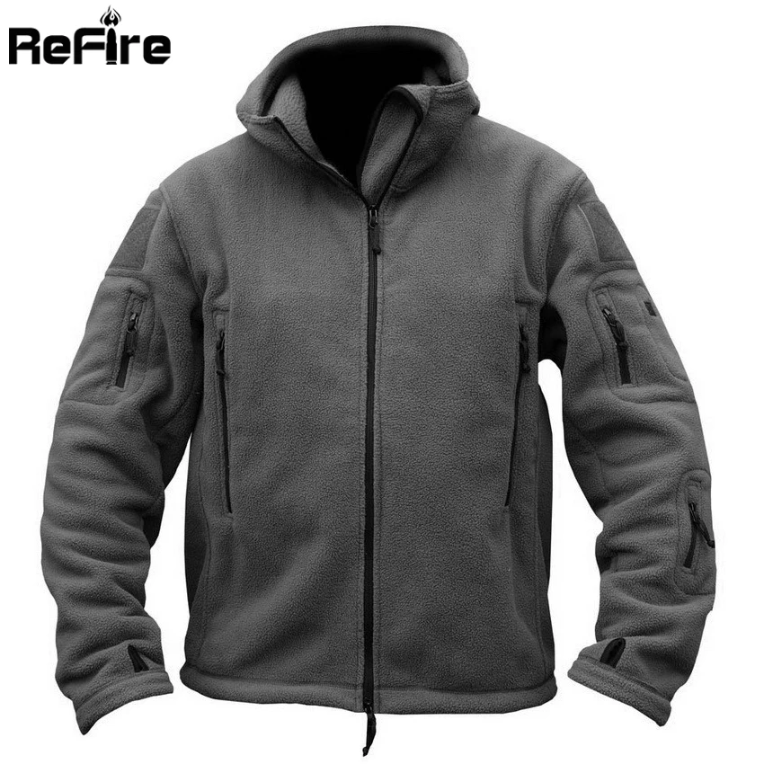 Winter Tactical Outdoor Fleece Jacket Men Thermal Polartec Sportswear