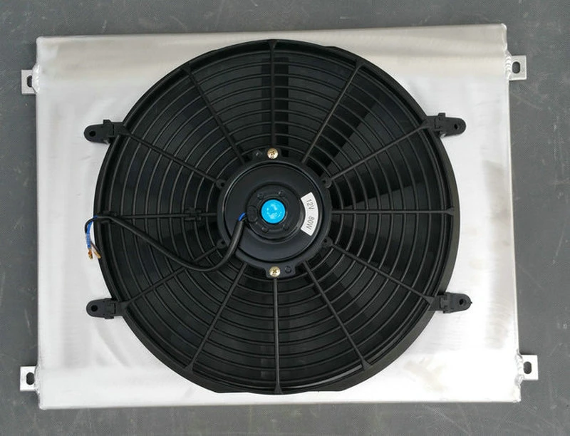 ALLOY ALUMINUM RADIATOR SHROUD & 16" FAN FOR BMW E36 M3 / Z3 /325TD