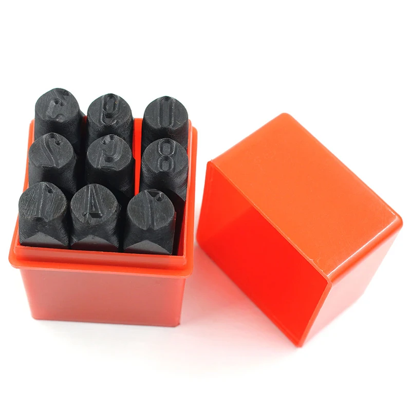 Leather Alphanumeric Seal Tool Work Saddle Making Tool Engraving Leather Craft Stamp Stamping Solid Metal Printing