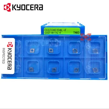

kyocera CCGT CCGT040104 CCGT040104L-F TN60 orighinal insert use for C05H-SCLCR04 C06H-SCLCR04 Carbide Insert CNC Lathe Cutter