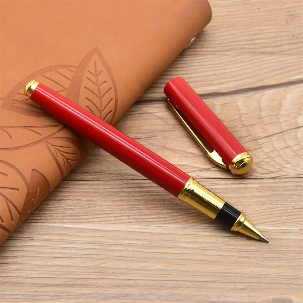 Guoyi A027 красный heavy metal гелевая ручка 0,5 мм наконечник узнать офисные школьные принадлежности покрытые фианитами с алмазным блеском, роскошный подарок ручка Отель Шариковая ручка для делового письма