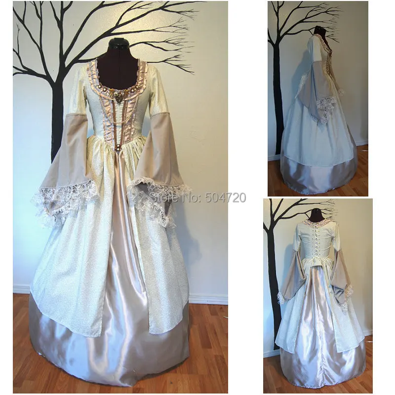 

R-825 Vintage Costumes 1860s Civil War Ball Dress/Gothic Lolita Dress Renaissance dress All size