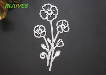 

Flower Metal Cutting Dies Stencils DIY Scrapbooking Photo Album Decorative Embossing Folder Paper Cards Craft Die Cut Template
