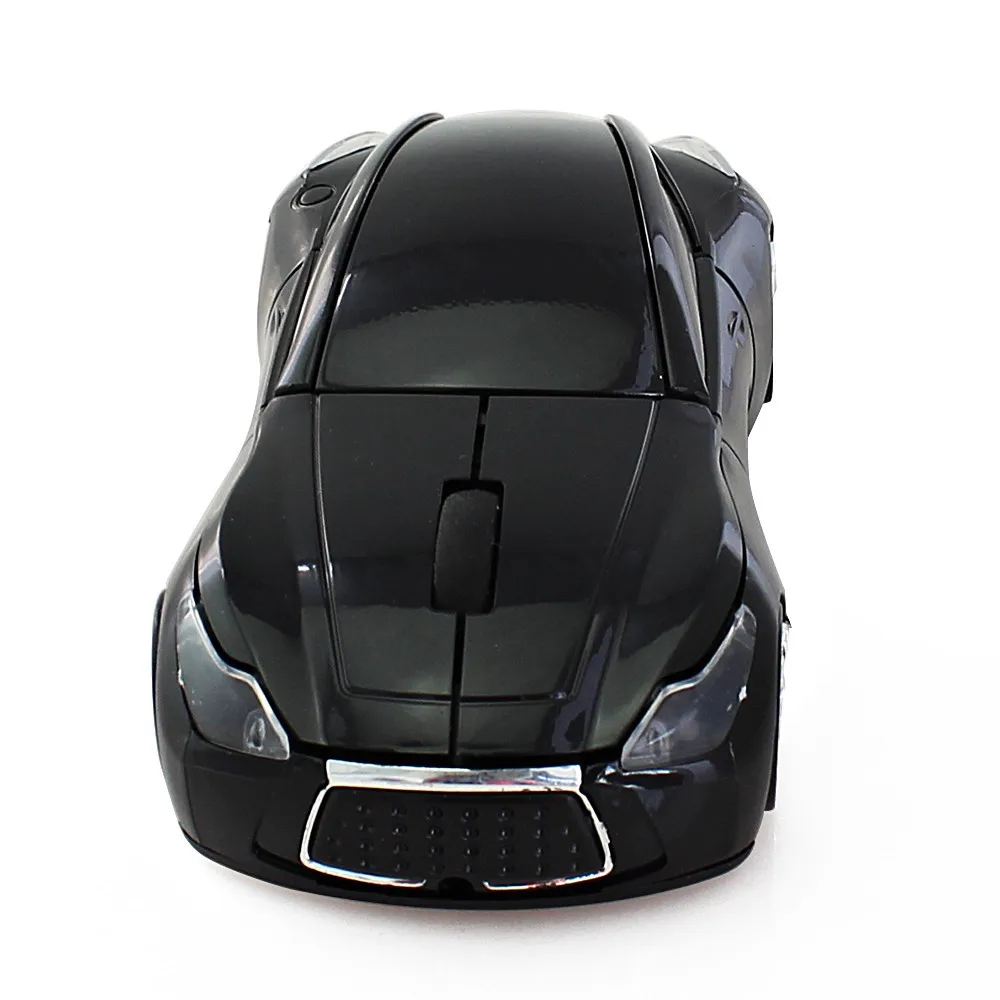 CHYI беспроводная мышь Infiniti Спортивная Автомобильная мышь 1600 dpi оптическая 3D компьютерная игровая мышь геймер Mause для ПК ноутбука - Цвет: Черный