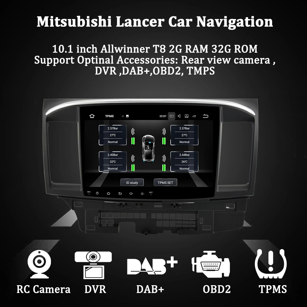 AUTOTOP 2 Din Автомобильный мультимедийный радио Android 9,0 для Mitsubishi Lancer 2007- 10,1 дюймов Lancer DVD Автомобильный gps Видео плеер стерео