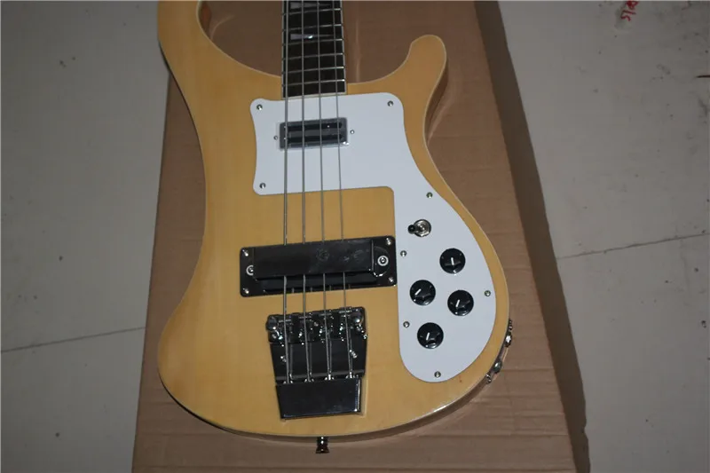 

New Arrival Chinese guitar factory RICK Classic Electric Bass top quality cheap price 4003 4-String Bass Guitar 10yue Natural