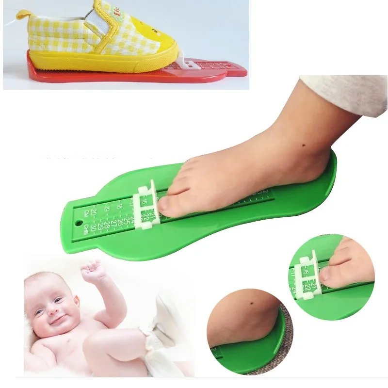 Baby Foot правитель дети измерения длины ног датчик устройства детской обуви калькулятор малыша детская обувь Инструмент Калибр 200 шт. через DHL