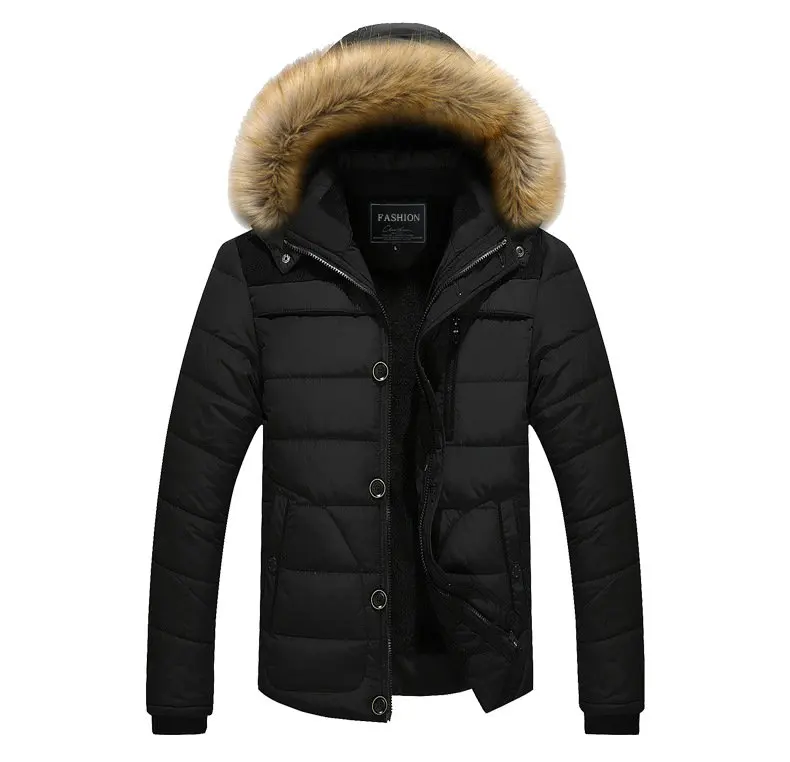 Новые модные высококачественные мужские толстые зимние пальто, уличные Теплые повседневные тонкие куртки, мужские парки с цветными вставками