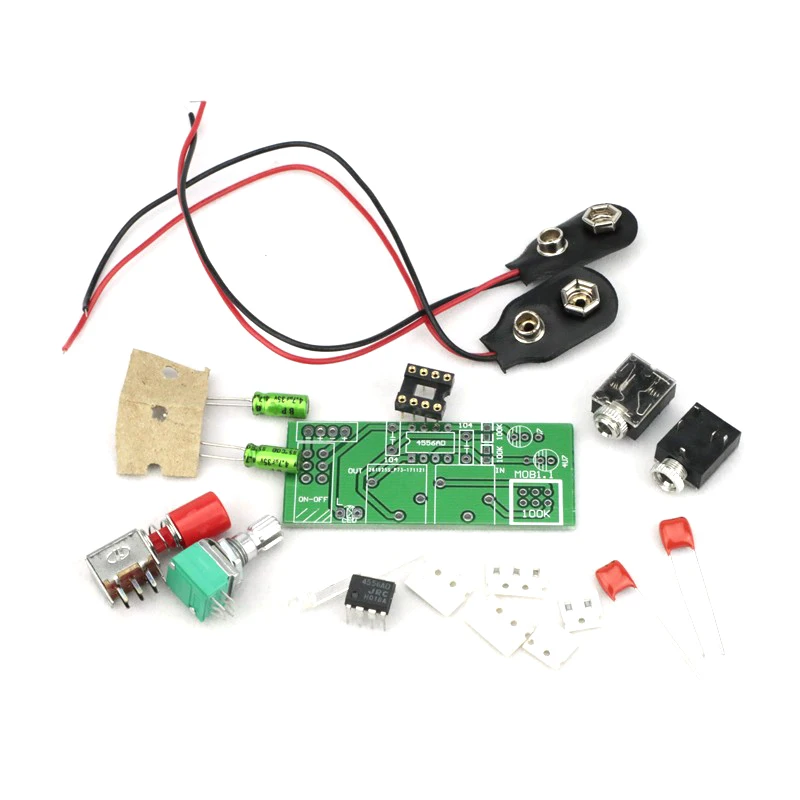 SUQIYA-JRC4556 Battery Edition RA1 Dual Channel MINI Headphone Amplifier DIY Kit