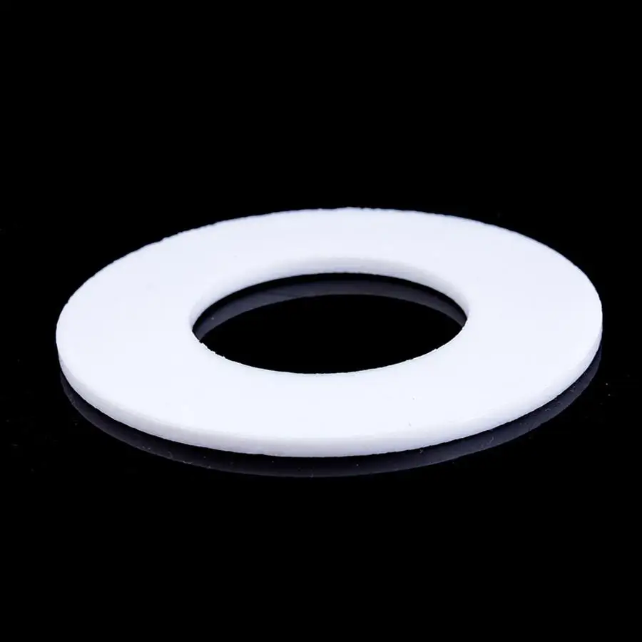 

DN20 24x16x2mm Fit 3/4" BSP Thread PTFE Food Grade Teflon Flat Washer Gaskets Spacer Insulation Sealing Ring Strip