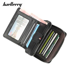 Baellerry, мужской кошелек на молнии, удлиняемый, кредитный держатель для карт, брендовый дизайн, маленький кошелек, мужской, высокое качество