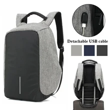 Унисекс USB зарядка anti theft рюкзак Для мужчин Дорожная сумка для MacBook Air Pro Retina 13.3 15.4 рюкзак мужскойноутбук противоударный Школьные ранцы Рюкзак