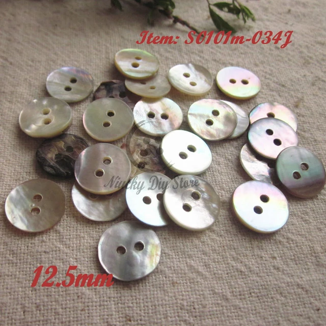 Vintage White Mother of Pearl Buttons + a few Buckles / Slides ~ 1