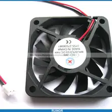 10 шт. Бесщеточный вентилятор охлаждения постоянного тока 11 лопастей 6010 s 24 V 60x60x10mm 2 провода