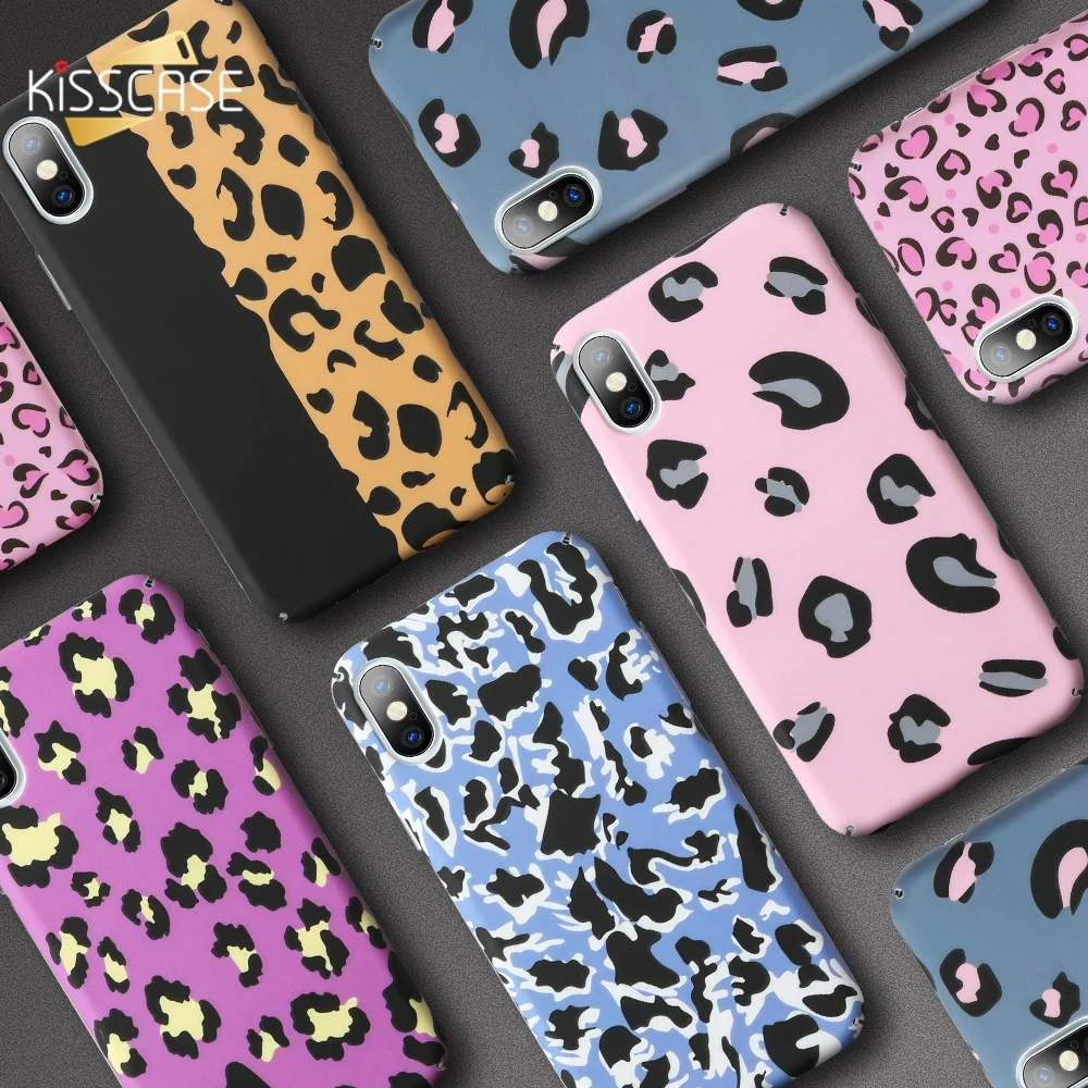 KISSCASE чехол для samsung Galaxy A8 A7 J6 A6 2018 A5 2017 Леопардовый светящийся A70 A50 S10 S7 S9 Note10 плюс 10