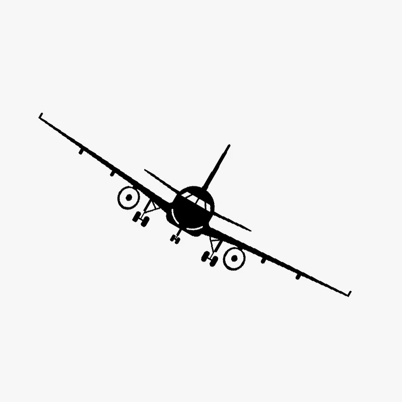 

17.7cm*5.6cm Simple Small Airplane Special Creative Design Graphics Vinyl Car Sticker Unmatched Decal Pattern GS3736