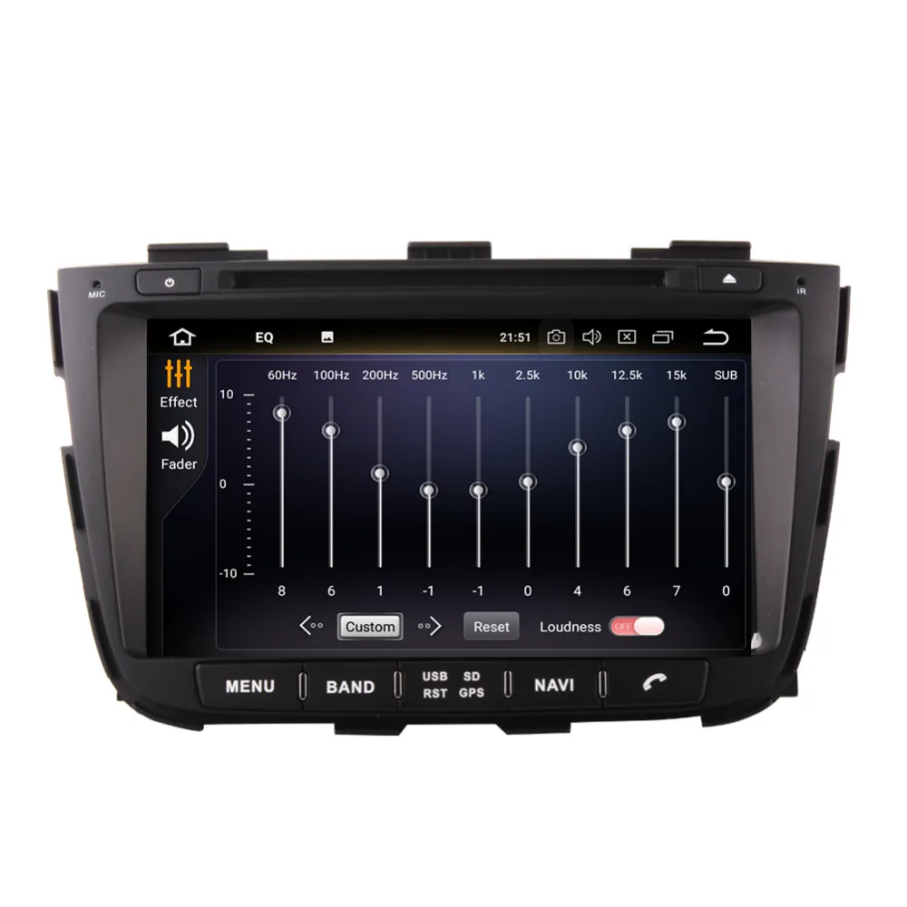 2 Din 4 Гб ОЗУ Android 8 0 Восьмиядерный ''LCD Автомобильный GPS навигатор для Kia Sorento 2013 2014