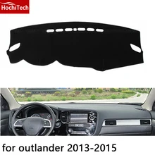 Hochitech para mitsubishi outlander 2013-2015 dashboard mat cojín pad photophobism almohadilla protectora sombra car styling accesorios