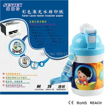 

(10pcs/lot) Water Slide Decal With Laser-Jet Printer Printing Blank Water Transfer Paper On Mobile Case