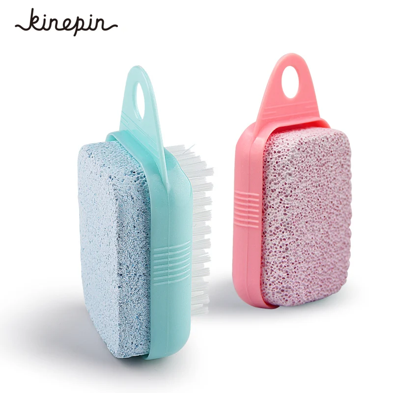 1Pc Dual use Foot Care Callus Brush Pumice Grinding Feet Stone Scrubber Pedicure Exfoliate