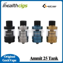 100% Original Geekvape Ammit 25 RTA Tanque 2 ML Extiende a 5 ML sistema de flujo de aire Atomizador Rebuildable 3D