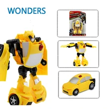 Hot Sale Super Hero Toys Transformation Robots Action Cars Robot Kit 3C Plastic Kids Toys For