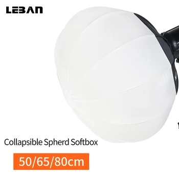 

NiceFoto 50/65/80cm Globe - Collapsible Paper Lantern Softbox with Bowens Speedring for Bowens, Interfit and Compatible Lights