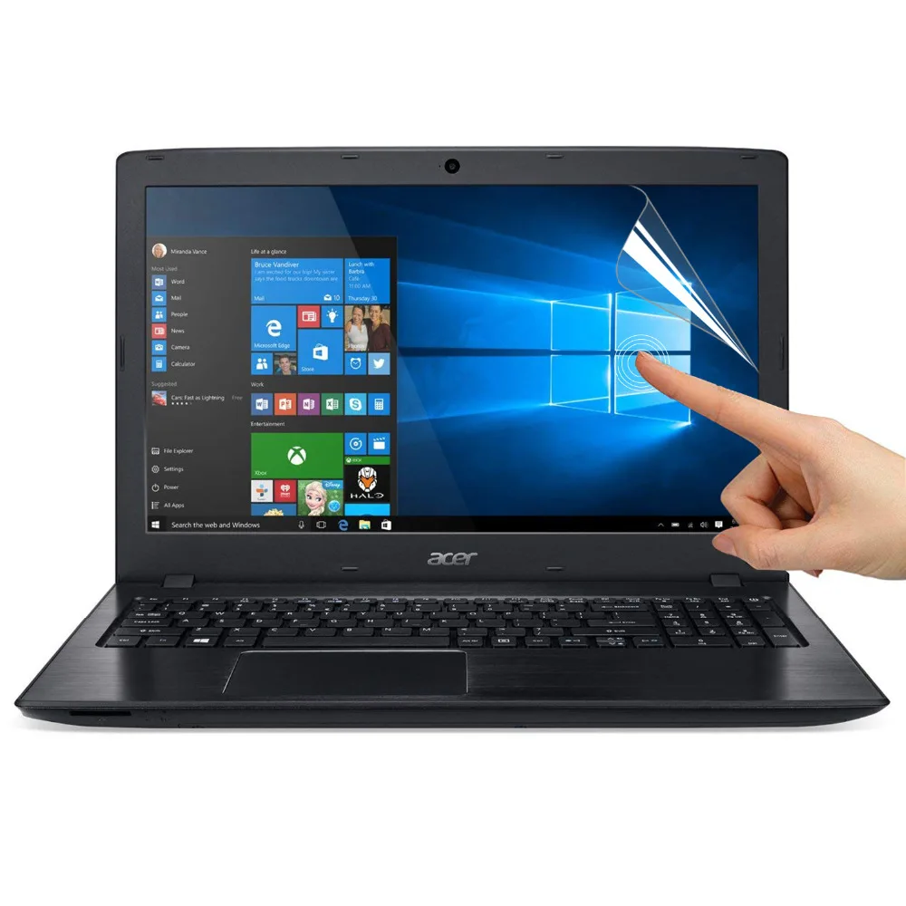 Cartinoe 15,6 дюймов 16:9 защитная плёнка для экрана ноутбука для acer Aspire 5 A515-51 ноутбук универсальная прозрачная Lcd Защитная пленка 2 шт