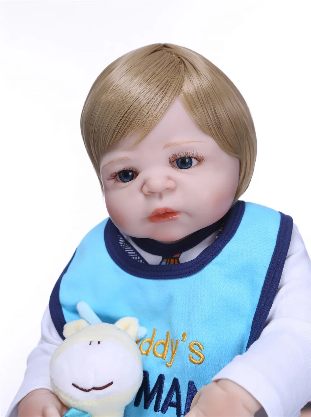 NPK, полностью силиконовая кукла для новорожденного, Реалистичная, настоящая, 57 см, для новорожденного мальчика, принцесса, младенцы, кукла для купания, игрушки для детей, подарок на день рождения