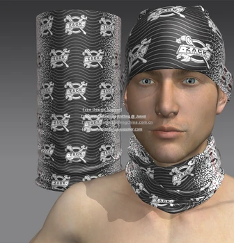 

Custom 2000pcs tubular logo neck bandana for Samantha SG, include Fedex to SG shipping cost.