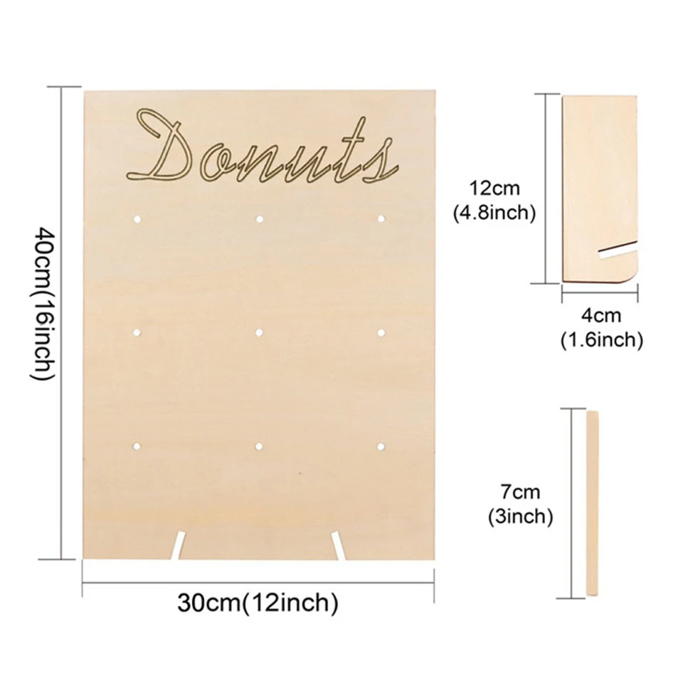 Wooden Donut Wall (6)
