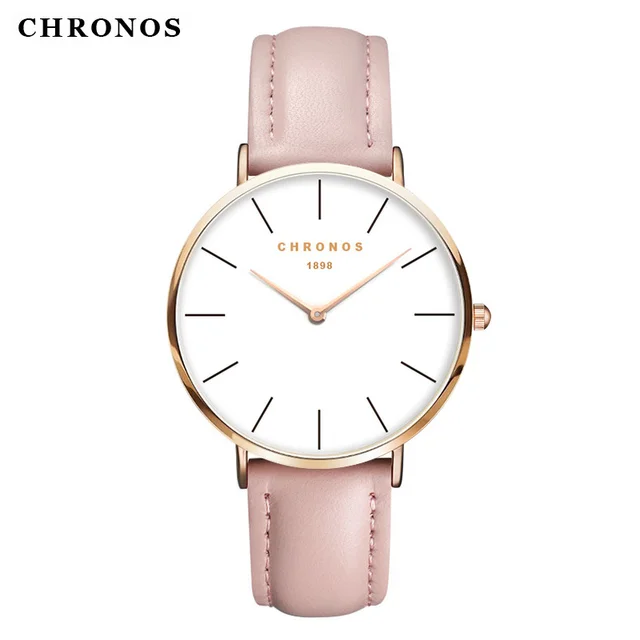 CHRONOS Watches Men Women Fashion Casual Sport Clock Classical Leather Quartz Wr CHRONOS Watches Men Women Fashion Casual Sport Clock Classical Leather Quartz Wr