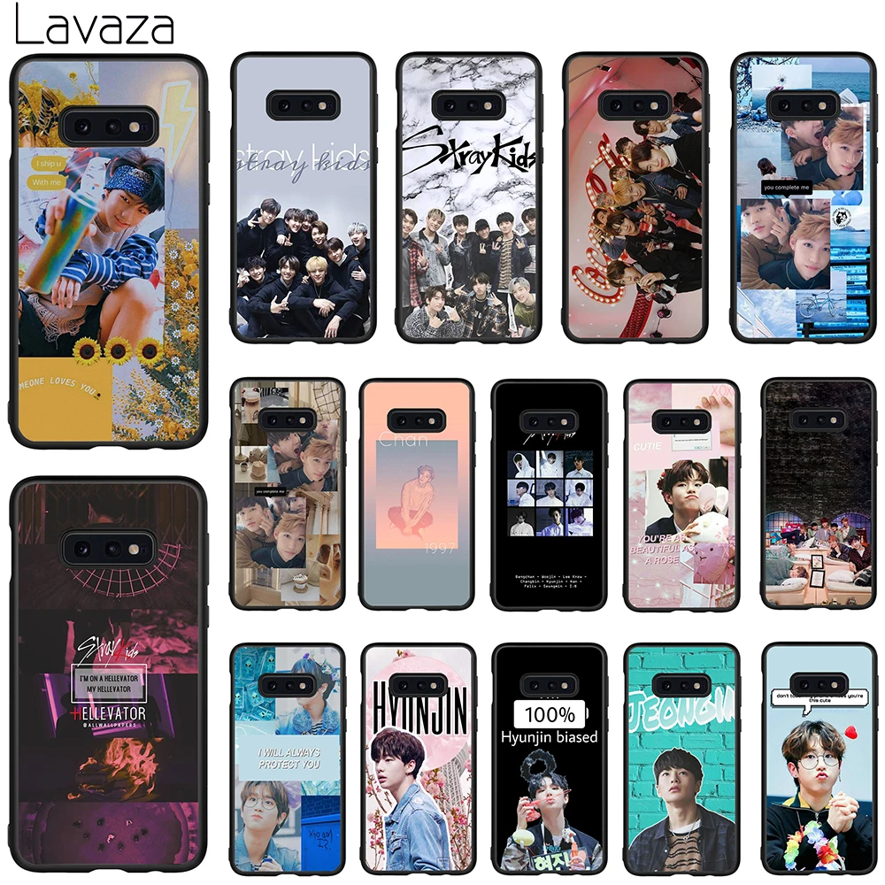 Lavaza Stray Kids Soft Case for Galaxy Note 8 9 S7 edge S8 S9 S10 Plus S10e M10 20 30 Cover |