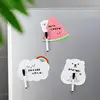 Cute Rewritable Sticky Note Refrigerator Magnet With Pen