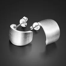 Лидер продаж серебро Цвет Серьги Геометрические серьги для Для женщин модные аксессуары ювелирные изделия Твердые 925 Серебряные Серьги bijoux