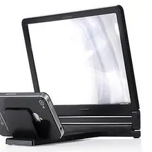 Горячая 3D Увеличенный экран мобильный телефон усилитель лупа кронштейн держатель мобильного телефона