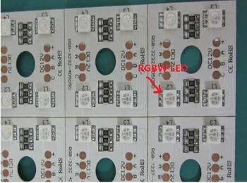 

3000X 4LEDs 5050 RGBW(6000-6500K) led with module light ip30 12V input free shipping