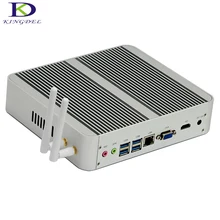Newest Business Mini PC with 5th Gen Broadwell Core i7 5550U Win 10 Fanless Mini PC max 16GB RAM 512GB SSD/1TB HDD HTPC Computer