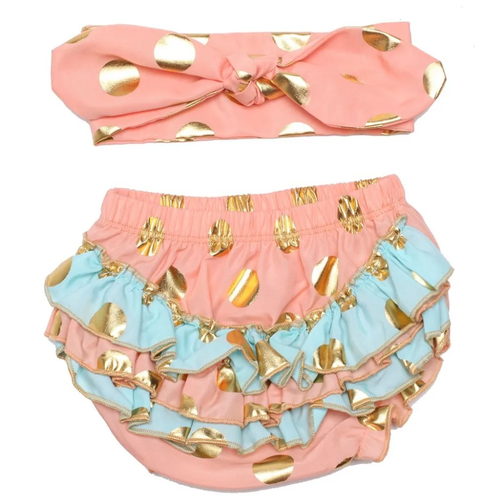 

Gold Baby Girl Outfit Gold Smash Cake Outfit Gold Polka Dot Baby Bloomers Gold Messy Bow Headband set