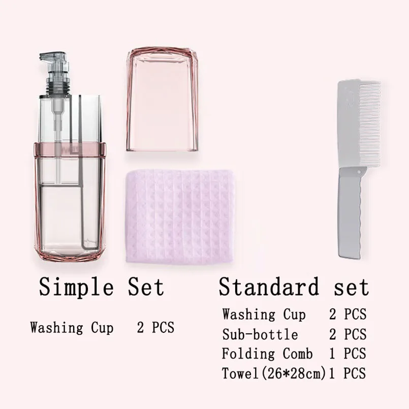 New Travel Wash Cup Portable Travel Toiletries Toothpaste Toothbrush Partition Storage box Outdoor Bathroom Accessories Sets