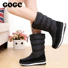 Gogc russische berühmte marke winter stiefel für frauen hohe qualität frauen winter schuhe weibliche schneeschuhe bequeme frauen schuhe