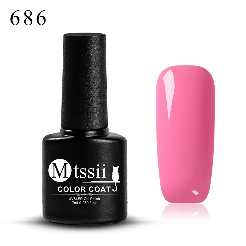 Mtssii 148 цветов 7 мл замачиваемый матовый эмалированный Гель-лак Светодиодный УФ-гель для ногтей лак основа верхнее покрытие дизайн ногтей маникюр - Цвет: BW2561