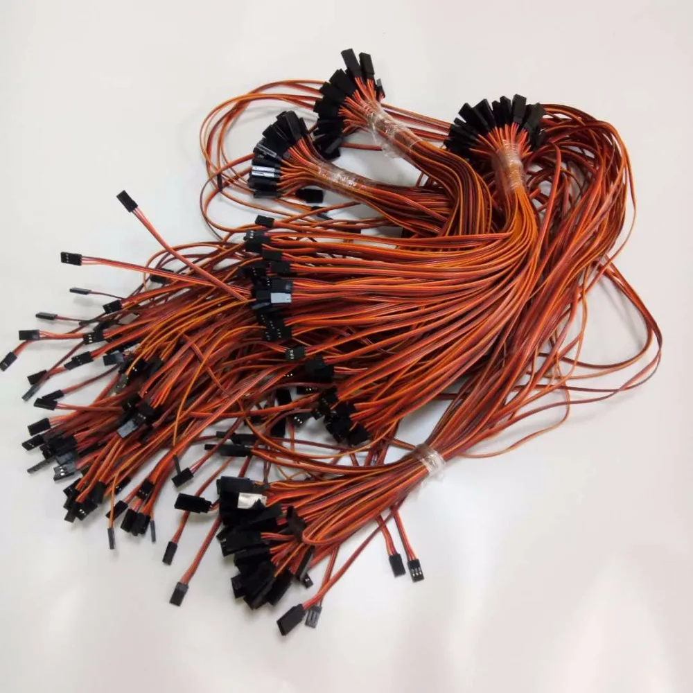 

10 Pieces/lot 60 Cores 22AWG Servo Extension Lead Core Wire Cable JR Plug For RC Airplane Models