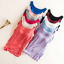 Летний женский вязаный жилет с бретельками, женский сексуальный модный бюстгальтер, цельный беспроводной S-XXL