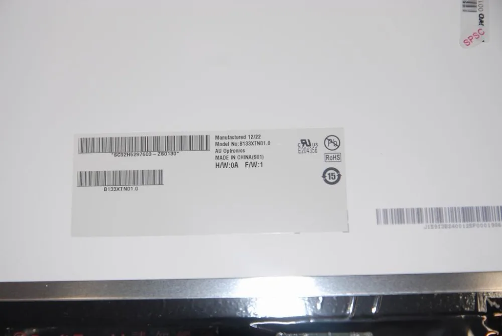 Lenovo U310 AUO B133XTN01.0 HD G F LED1 NB ЖК экран для ноутбука. FRU 18200262|ЖК-экран ноутбуков| |
