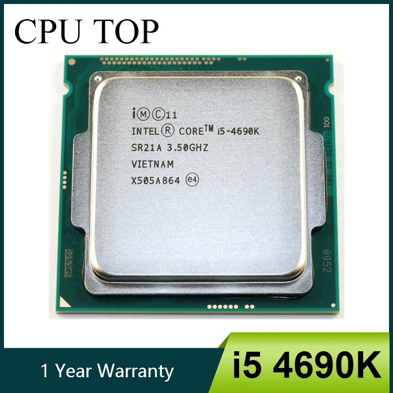 Intel Core i5 4690K 3.5GHz 6MB Socket LGA 1150 Quad-Core CPU Processor I5-4690K SR21A latest processor in laptop